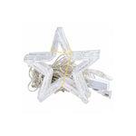 Cascata 138 Leds Estrela 127V Branco Quente -Grillo