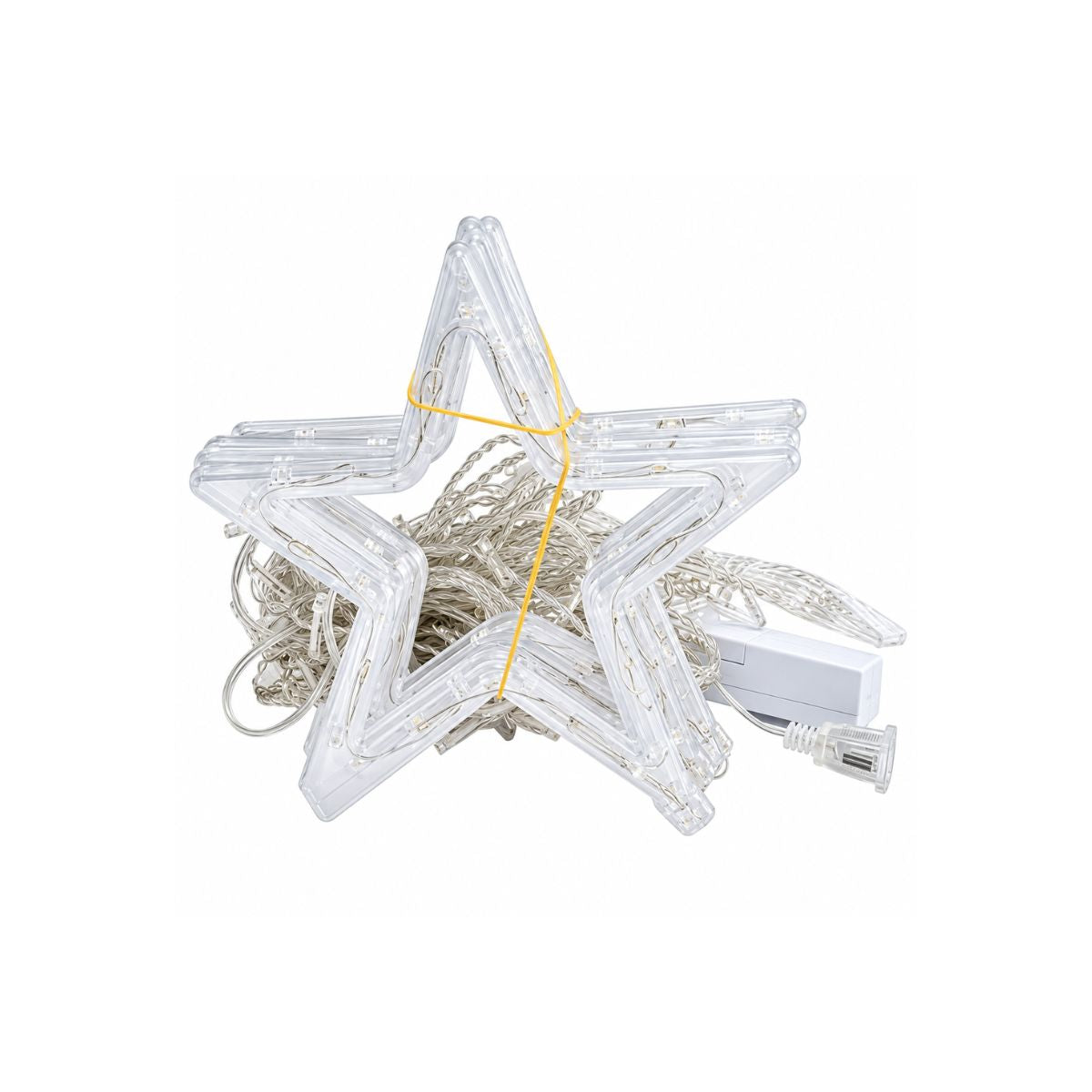 Cascata 138 Leds Estrela 127V Branco Quente -Grillo