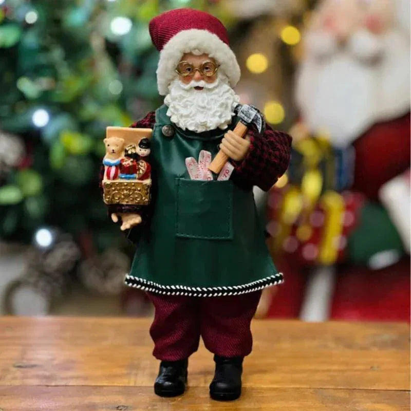 Papai Noel Colection Fabrica De Brinquedos 30Cm - Magizi - Loja Do Thor