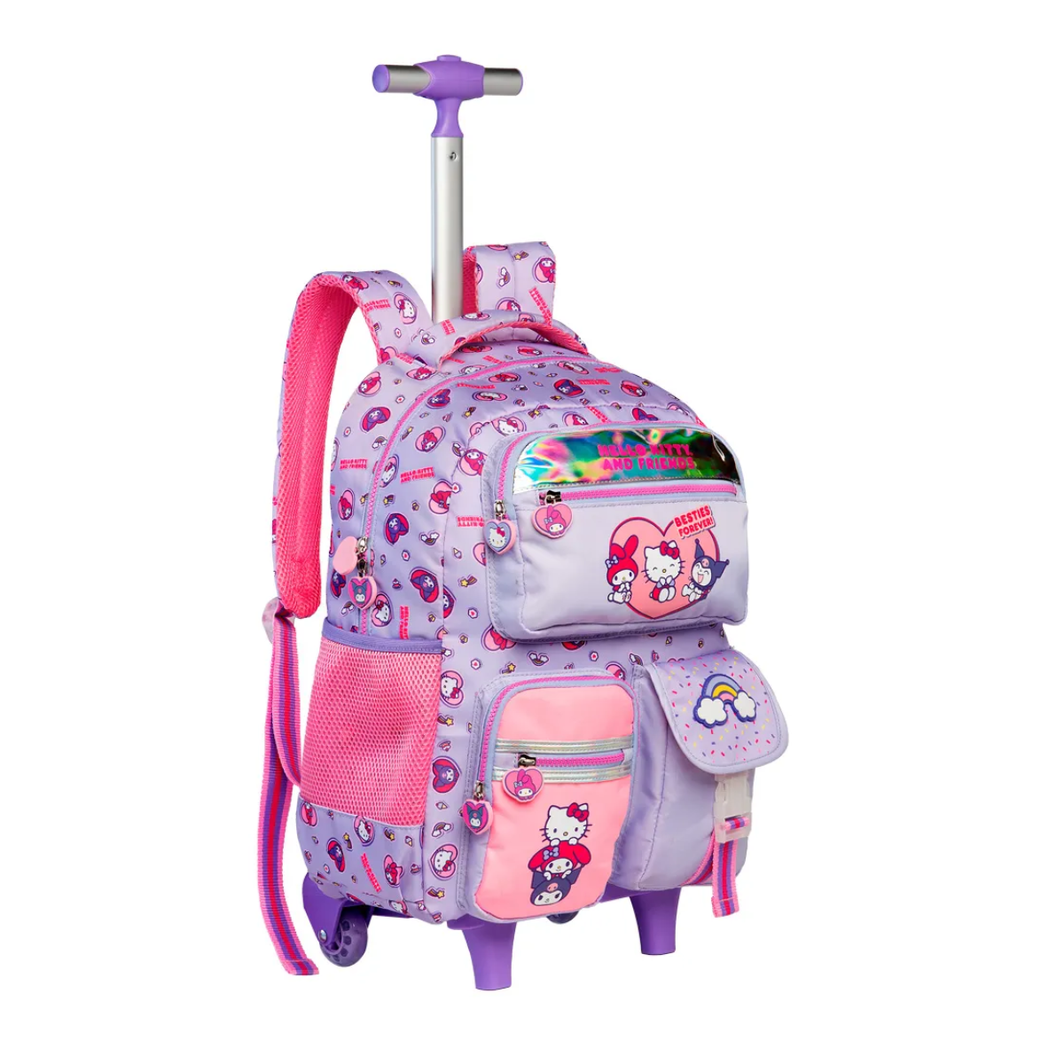 Mochila Rodinhas E Costas Hello Kitty My Melody Xeryus 17