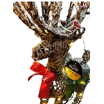 Rena Natural Decorativa De Natal Com Luz 42CM NTD24002