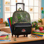 Mochila De Rodinha Grande Jurassic  Plus Rivals Sestini