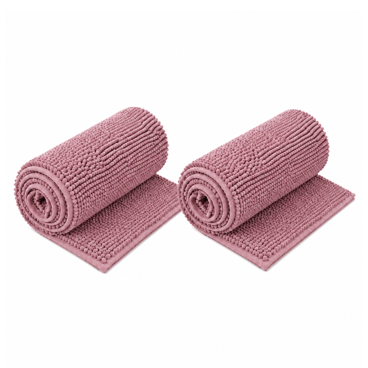 Conjunto de 2 Passadeiras Dallas Rosa 40 cm x 1,00m Corttex