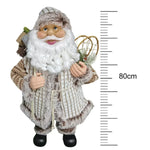 Papai Noel Sc Presente Mr/Off White 80Cm Magizi - Loja Do Thor