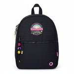 Mochila de Costas Infantil Luluca Love Preta Semax LU3176PT