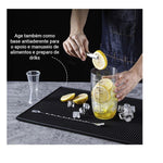 Tapete Escorredor De Louca Porta Copo Bar Mat  30X45 Pvc