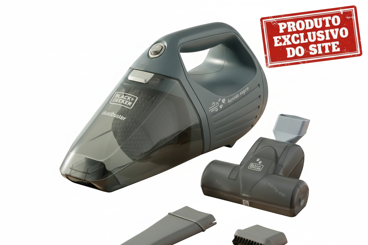Aspirador Portátil Dustbuster Aps1200Pet 1200W Black&Decker - Loja Do Thor