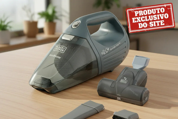 Aspirador Portátil Dustbuster Aps1200Pet 1200W Black&Decker - Loja Do Thor