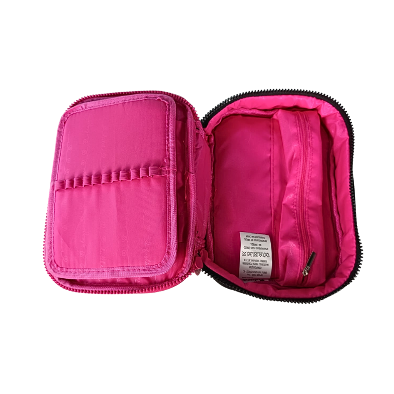 Estojo Box Preto Luluca LU24640