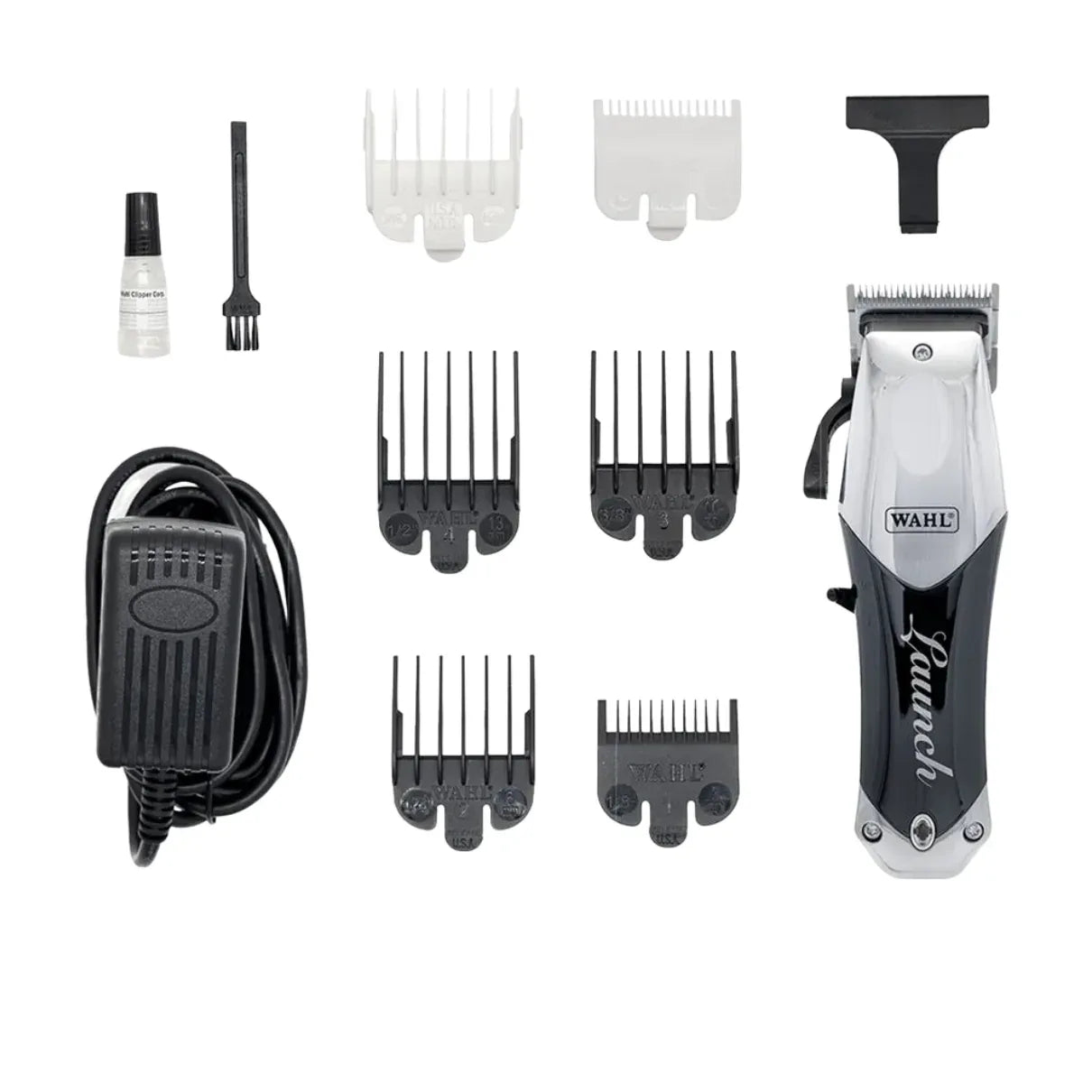 Kit de Máquinas de Cortar Cabelo e Aparador Sem Fio Launch - Loja Do Thor