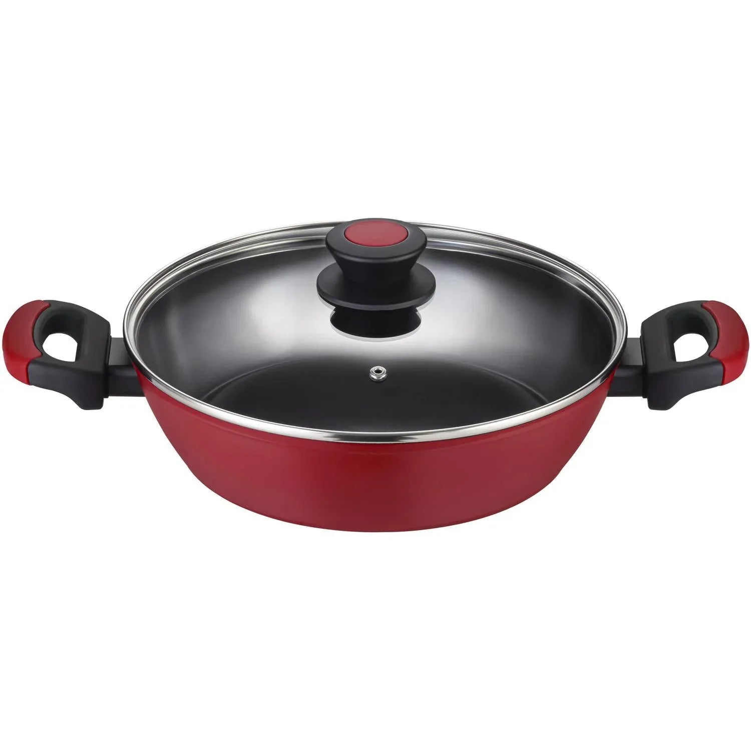 Cacarola Rasa Oxford Aluminio Forjado Everyday 28Cm Vermelho - Loja Do Thor