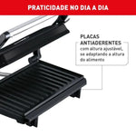 Grill Panini 127V Preto Arno Compacto SW3318B2 - Loja Do Thor