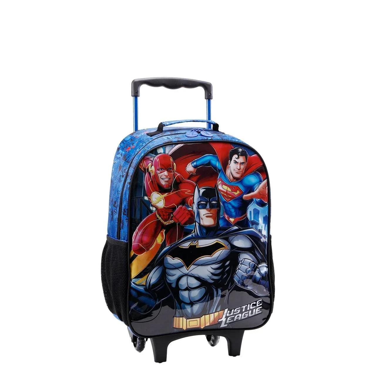Mochila Rodinha Liga da Justica Azul 16L - Loja Do Thor