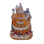 Enfeite Loja De Doces Ginger Natal C/Luz 38X33CM Florarte 60145001 - Loja Do Thor