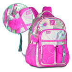Mochila Escolar De Costas Rebecca Bonbon Holografico Rosa
