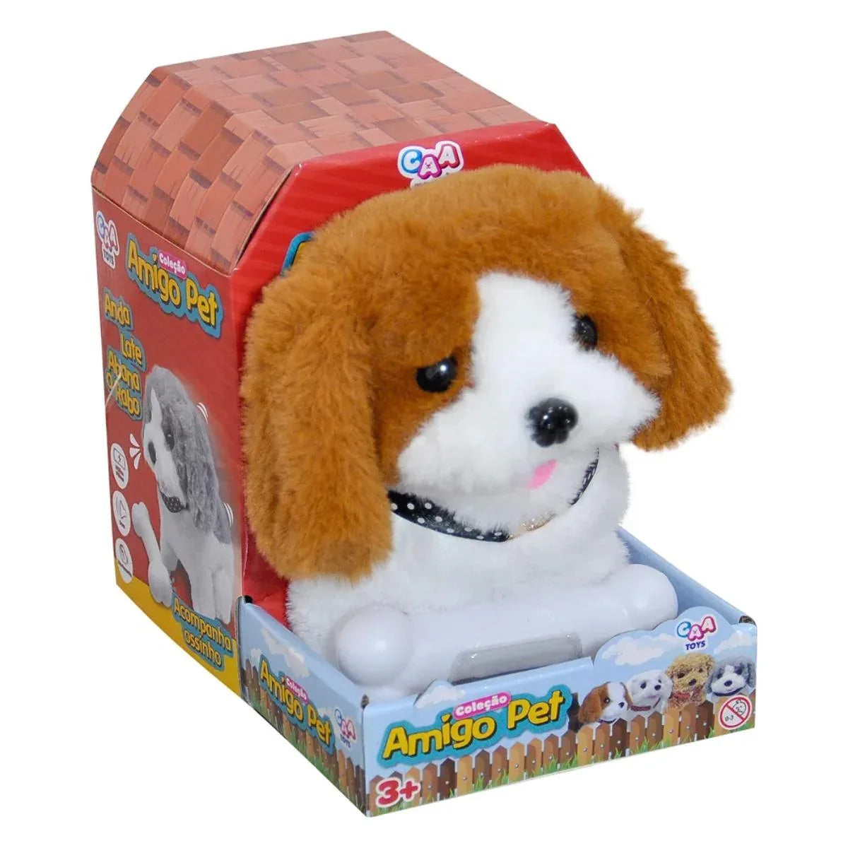 Brinquedo Pelucia Com Movimento Amigo Pet Sortido Caa Toys - Loja Do Thor