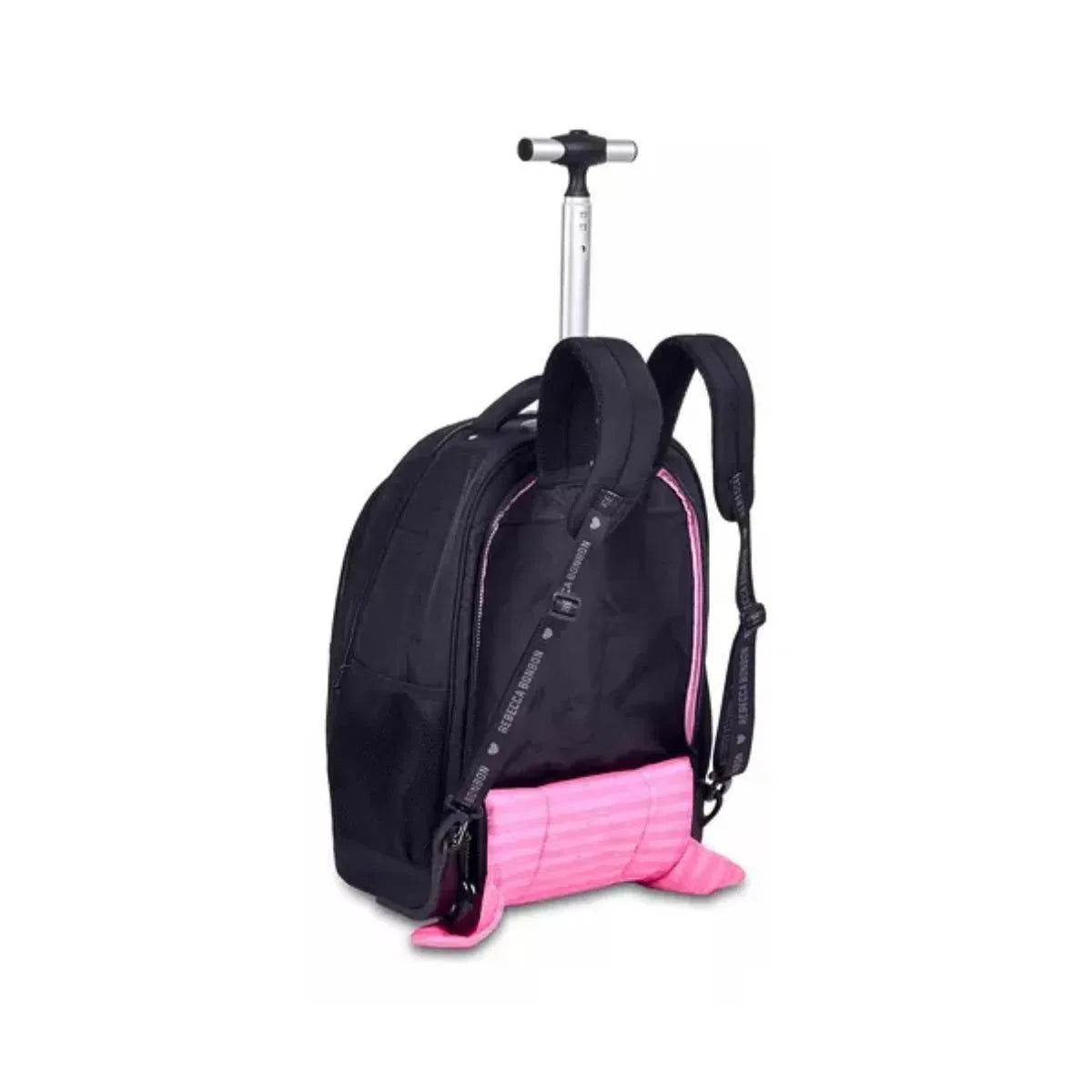 Mochila de Carrinho 19" Rebecca Bonbon Preto RB24519 - Loja Do Thor