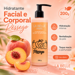 Hidratante Facial e Corporal La Belle 200g Pêssego