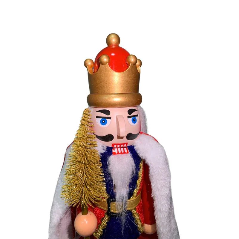 Boneco De Natal Quebra Nozes C/ Led E Som 38cm - Florarte - Loja Do Thor