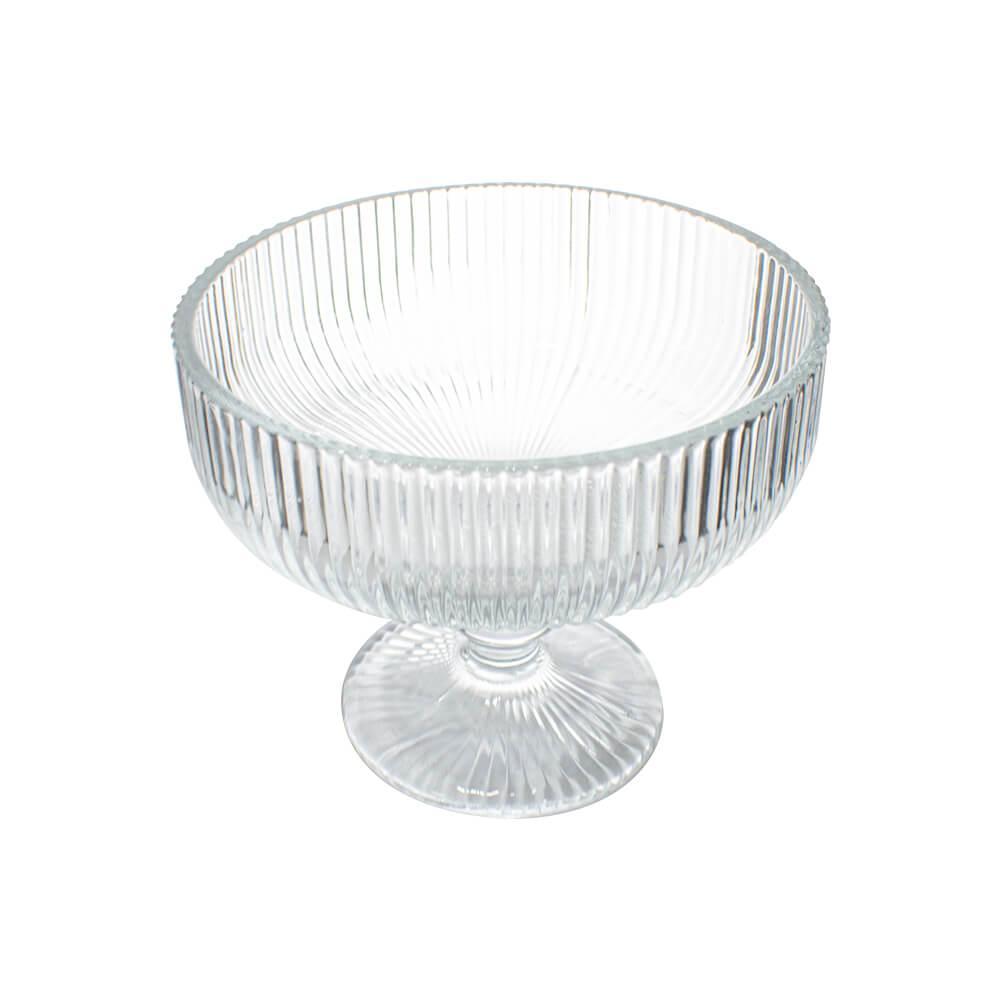 Jogo 6 Taças Sobremesa Vidro Transparente 310mL - Hauskraft