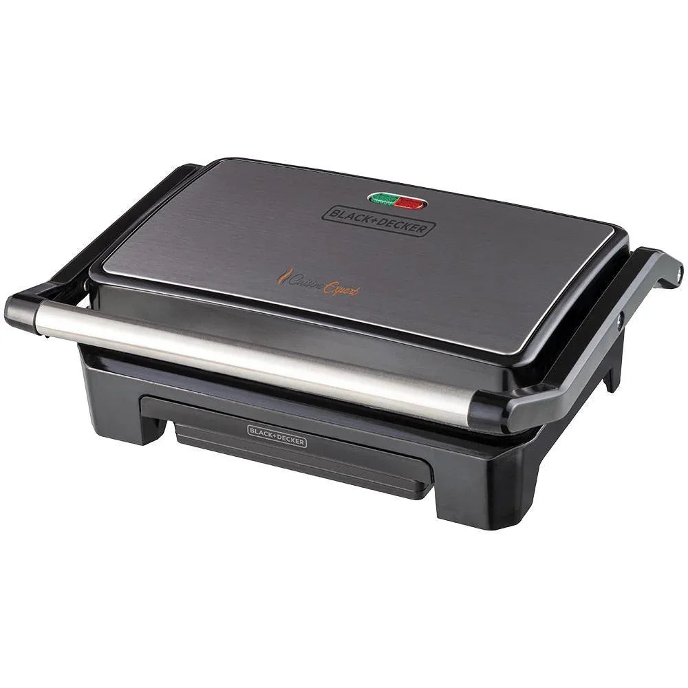 Grill Prensa Inox G1200 Articulavel 800W 220V Black & Decker - Loja Do Thor