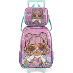 Mochila De Rodinhas Lol Surprise Rosa Luxcel