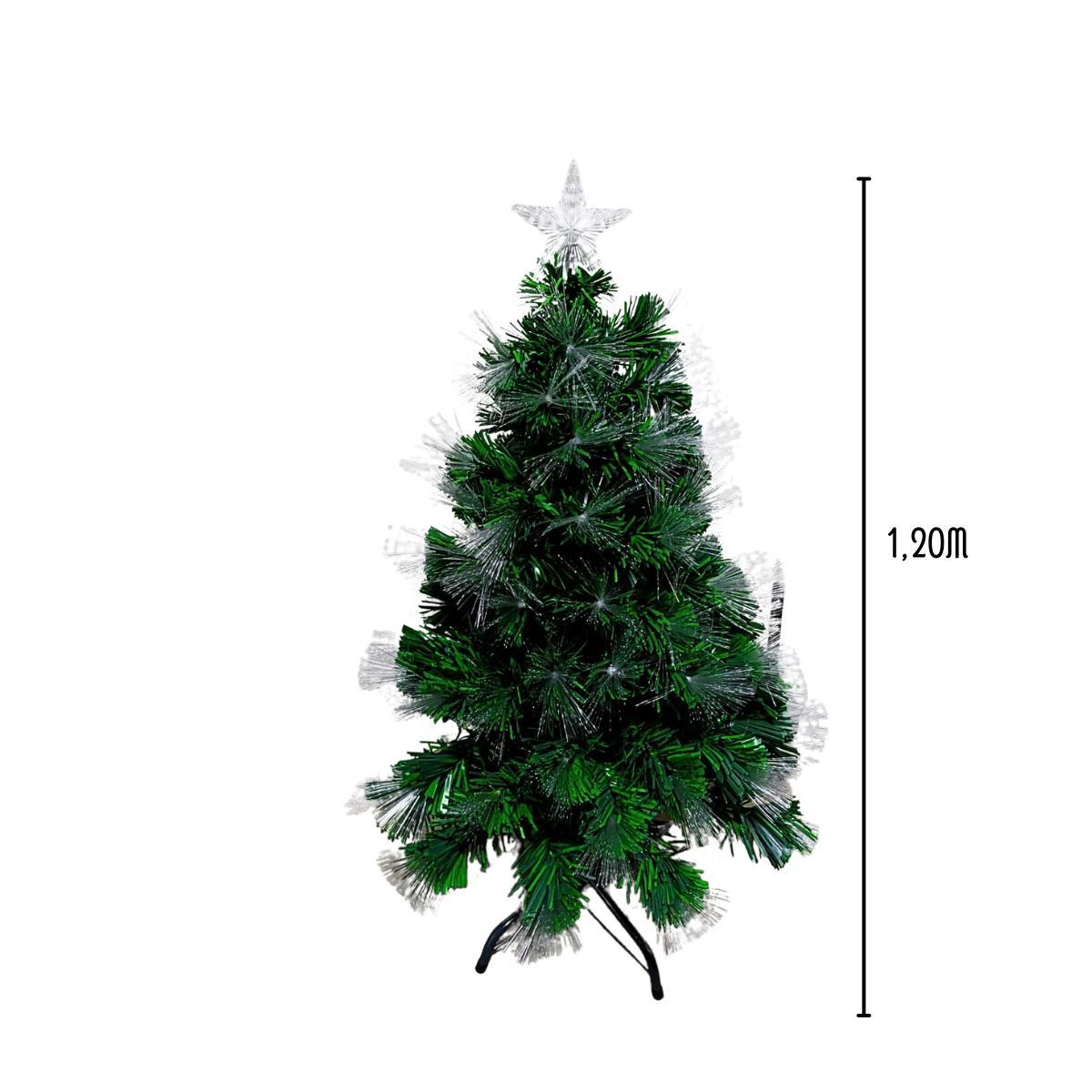 Arvore de Natal Fibra Optica Colorida 1,20M Bivolt S120