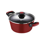 Cacarola Antiaderente Para Inducao 24 Cm Everyday Vermelha - Loja Do Thor