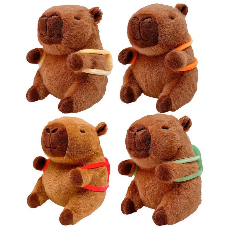 Pelucia Capivara C/Mochilinha de Fruta 40CM Sortido CAA0123 - Loja Do Thor