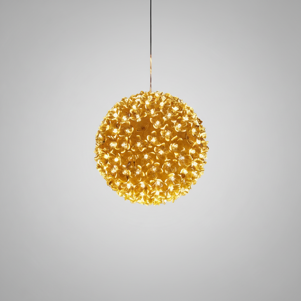 Bola Flor Cerejeira 20CM - 200 Leds Warn - 10 Funções