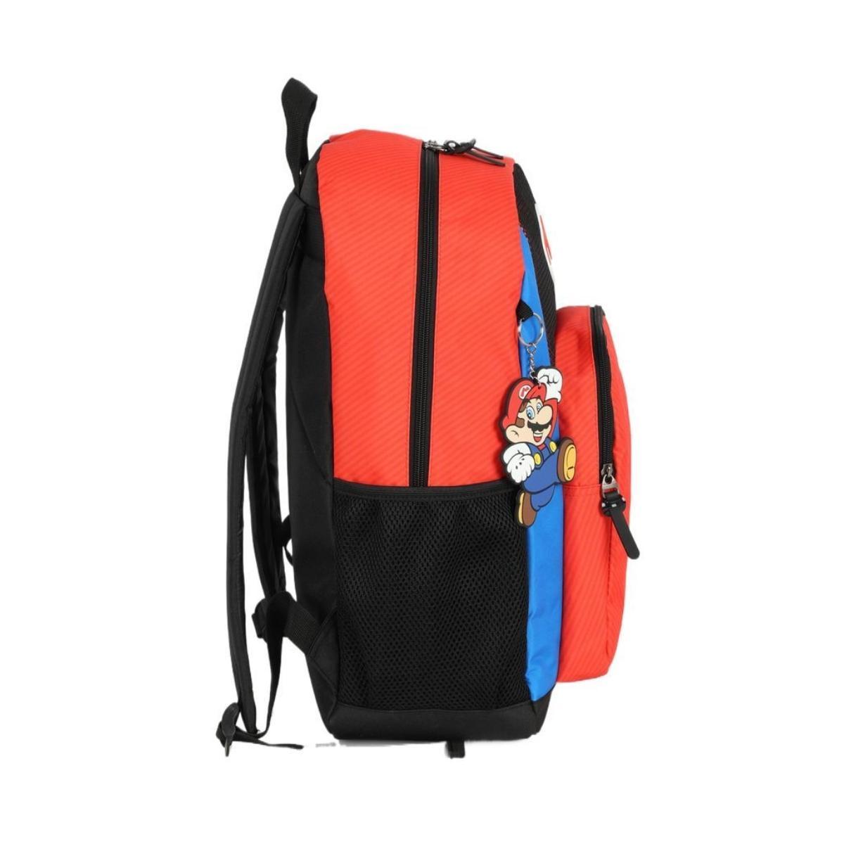 Mochila De Costas Vermelho Super Mario Luxcel
