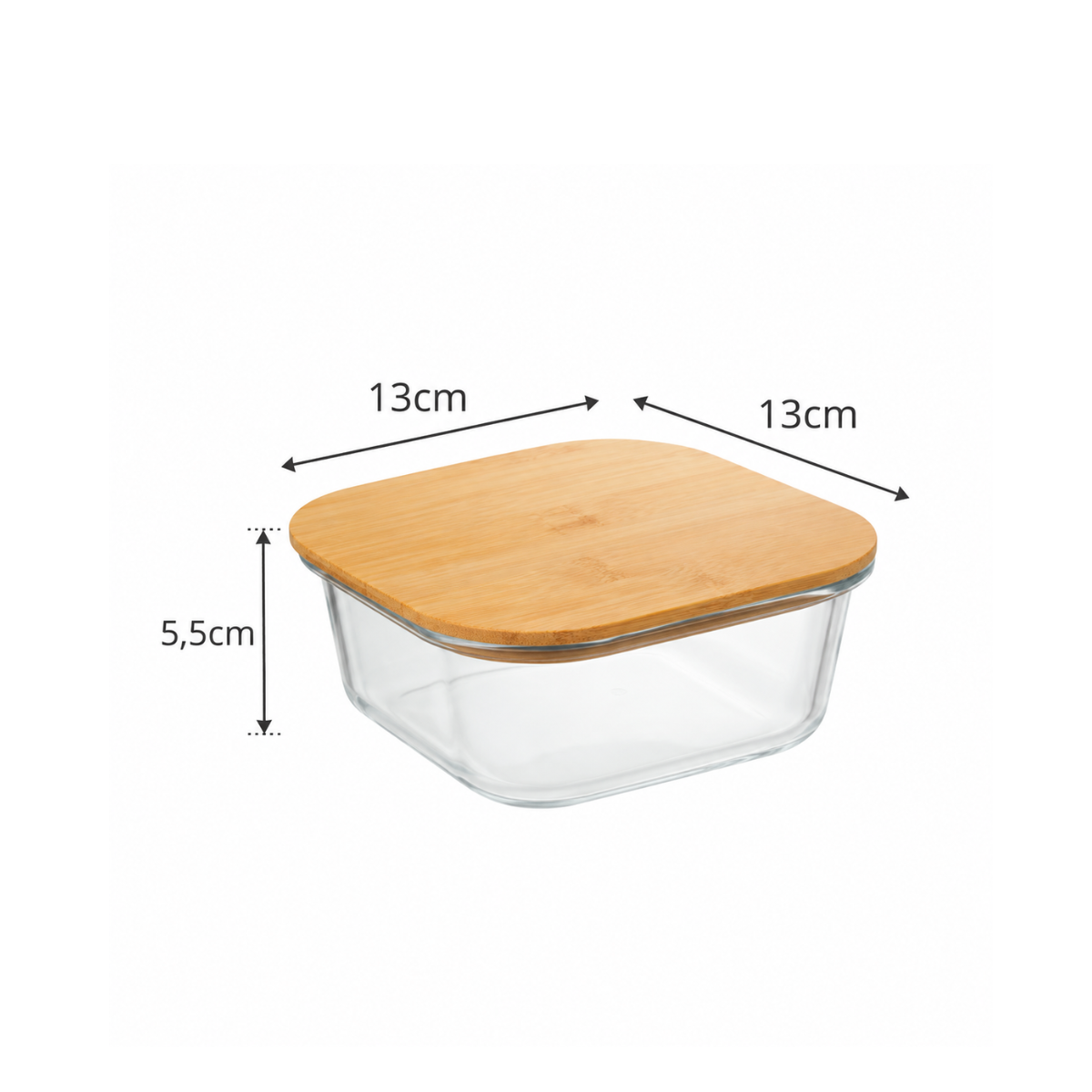 Pote Hermético Quadrado 744ML Mori MR1227