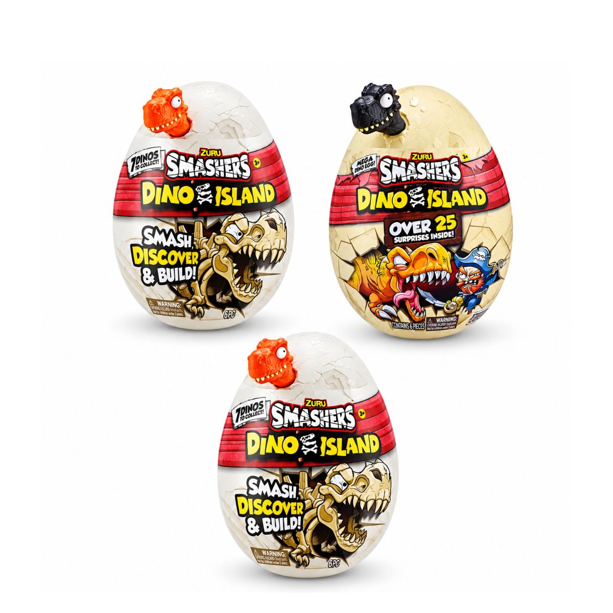Smashers Dino Island Piratas Pequeno Sortido F0120-9
