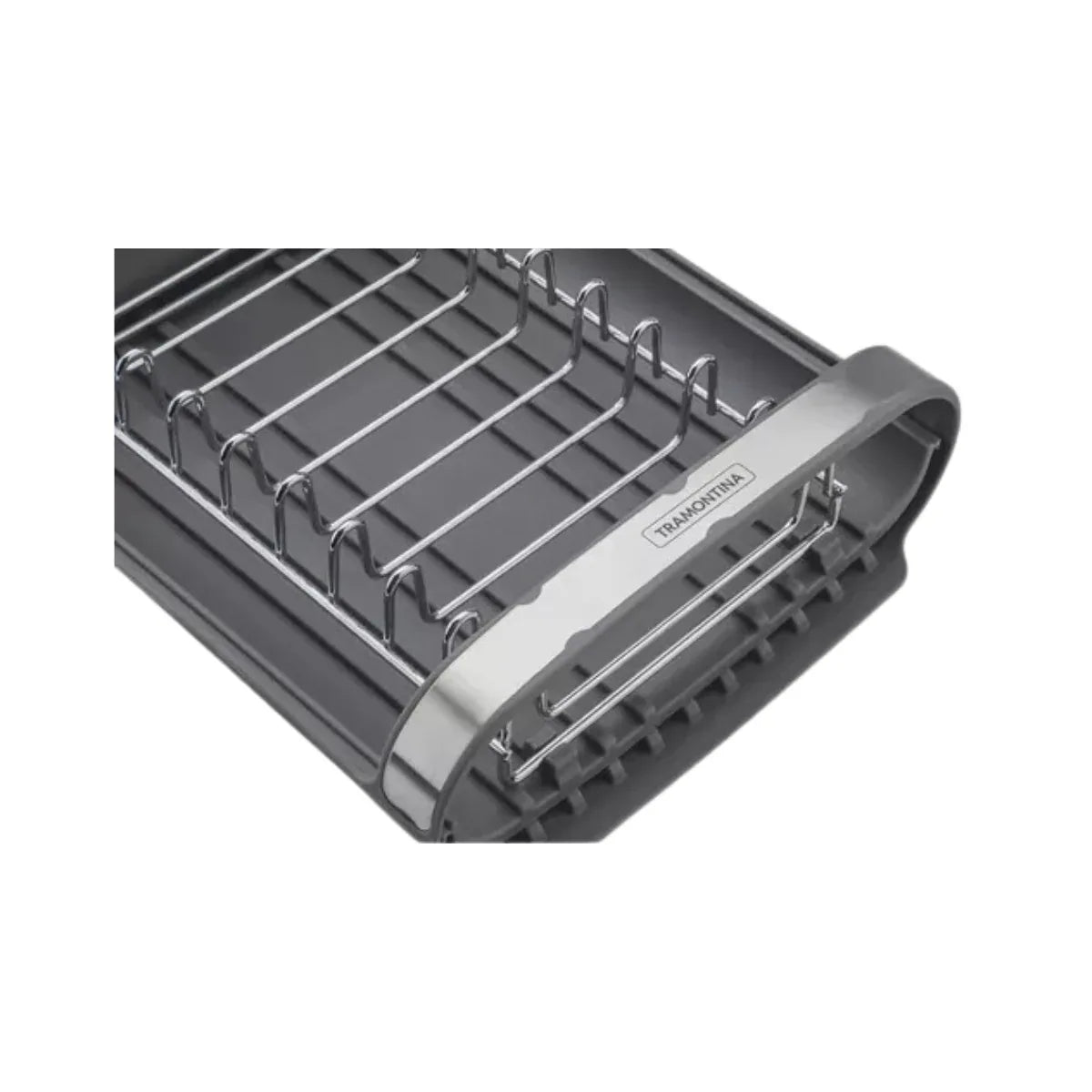 Escorredor De Louça Tramontina Plurale Grafite Inox - Loja Do Thor