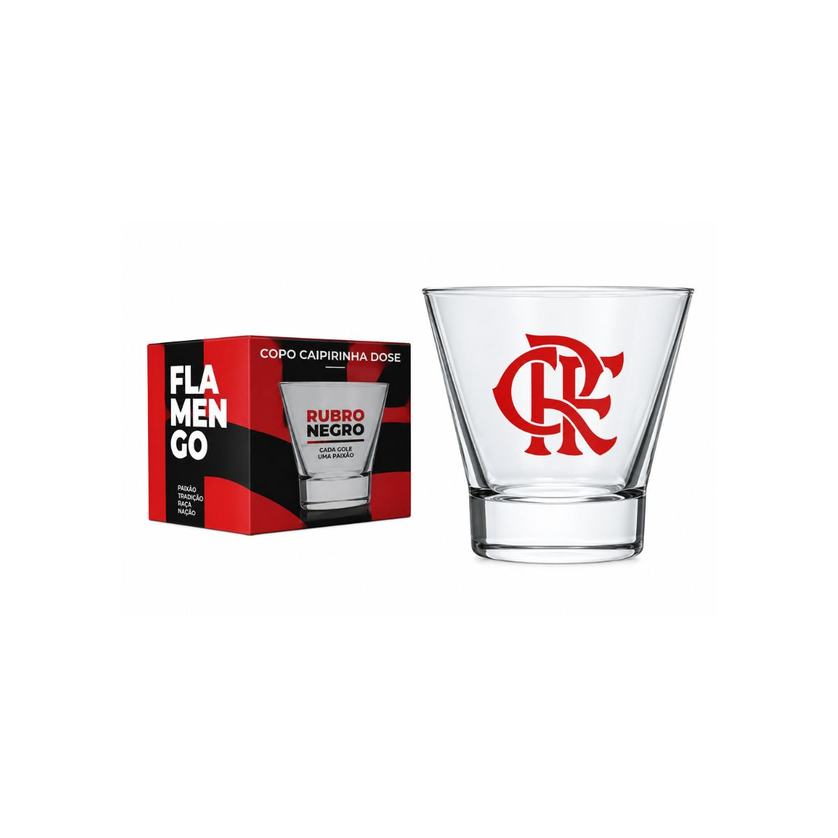 Copo Caipirinha Rocks 350ml Flamengo-Allmix