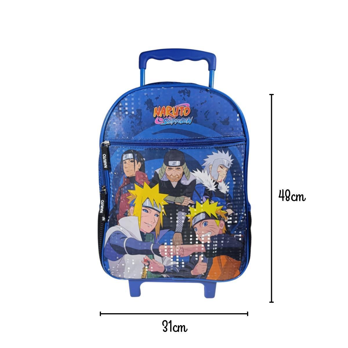 Mochila de Carrinho Escolar Naruto Leaf 978H01