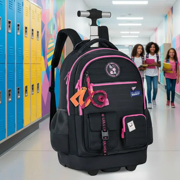 Mochila De Carrinho Oficial Luluca Clio Style Preto - 24634 - Loja Do Thor