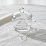 Açucareiro Cristal De Chumbo C/Colher Pearl 10X10x11cm - Loja Do Thor
