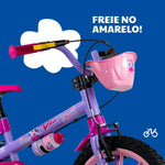 Bicicleta Infantil Aro 16 Menina Com Rodinha Nathor Pixer 02 - Loja Do Thor
