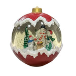 Globo De Natal Decorativo C/LED 16,3X15X15cm Colorido 820180 - Loja Do Thor