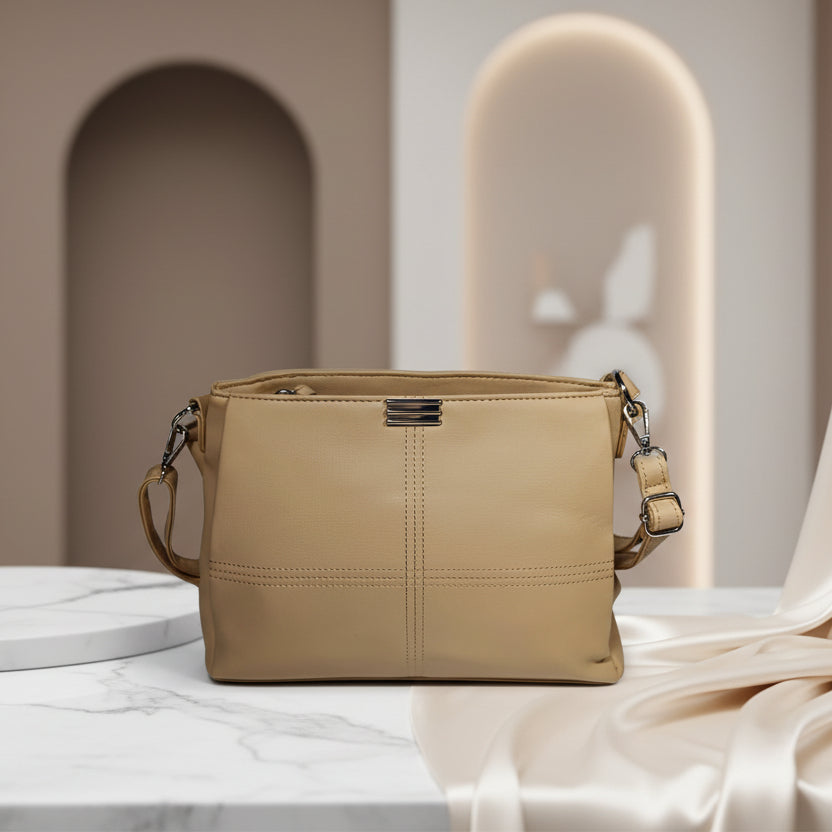 Bolsa Feminina Transversal Tiracolo Nude AL2470ND