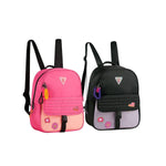 Bolsa Mochilha De Costas Preta Nylon Luluca Oficial Lulike LU2959PT