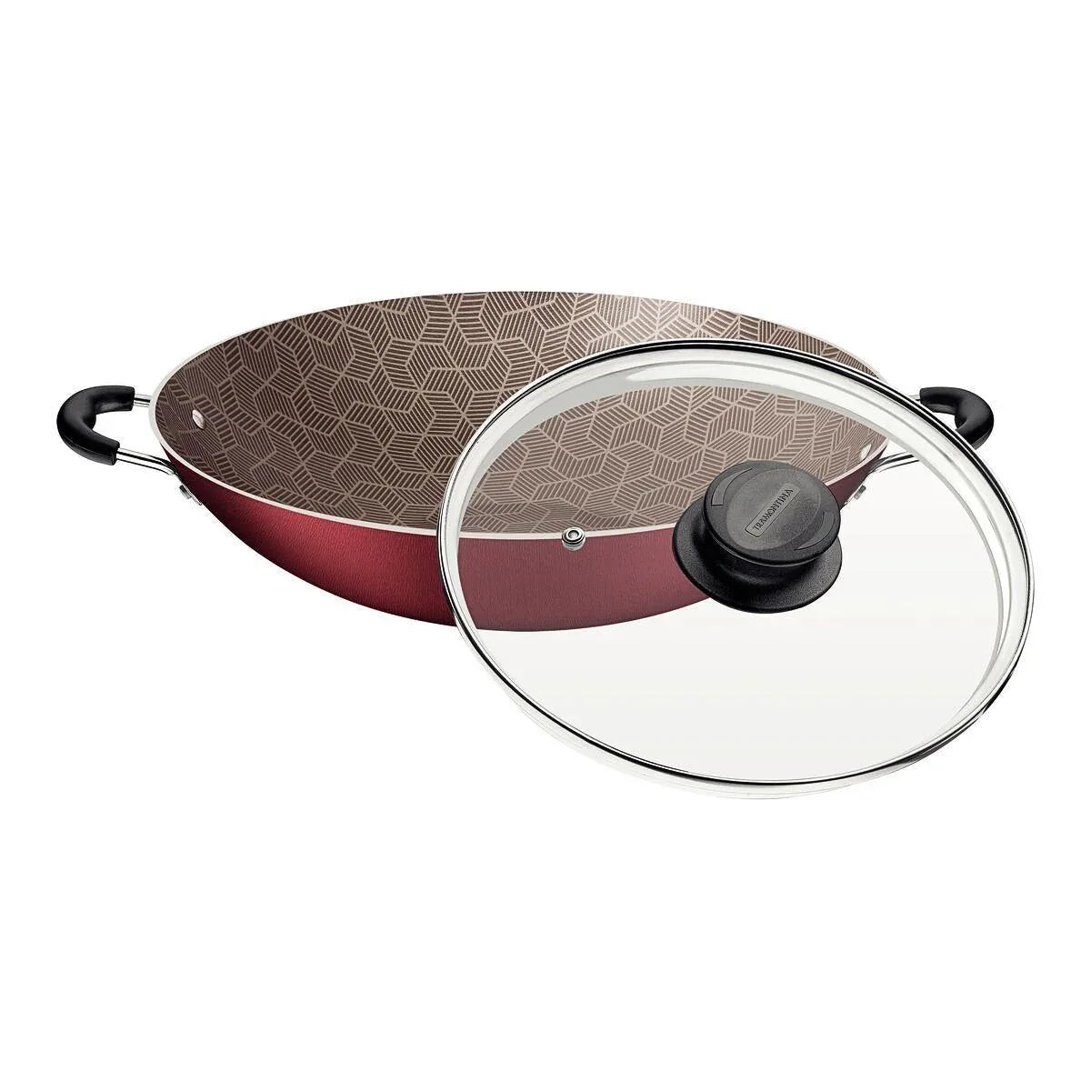 Panela Wok 32CM 4,4L Paris Verm Antiaderente Tramontina - Loja Do Thor