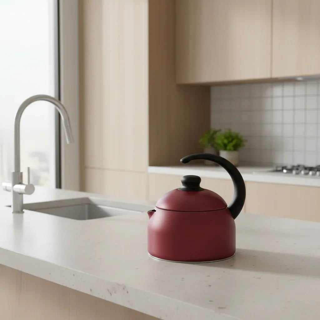 Chaleira 18cm 1,9L Paris Verm Antiaderente Tramontina - Loja Do Thor