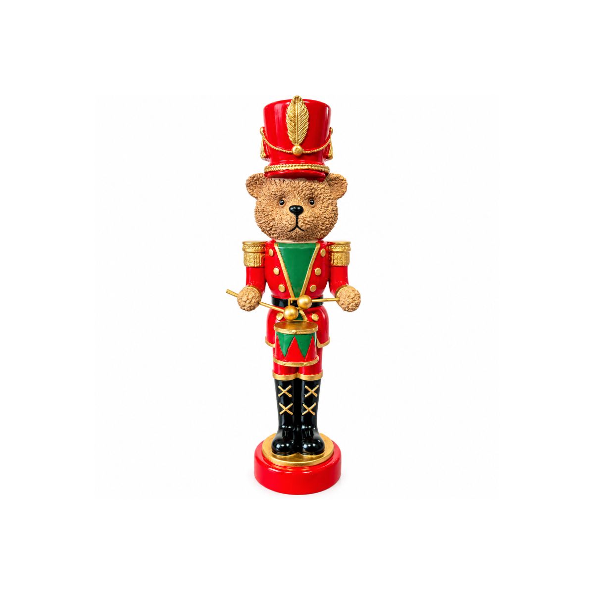 Urso Soldado Com Tambor 34cm -Grillo