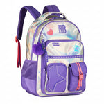 Mochila Escolar De Costas Rebecca Bonbon Holografico Roxa