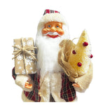 Papai Noel Pinheiro Com Som/Mov Xadrez Vm 45Cm 29021