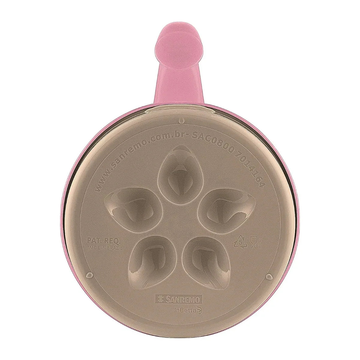 Bule Termico Plástico Rosa Cuidar 700ML Sanremo SR10113 - Loja Do Thor