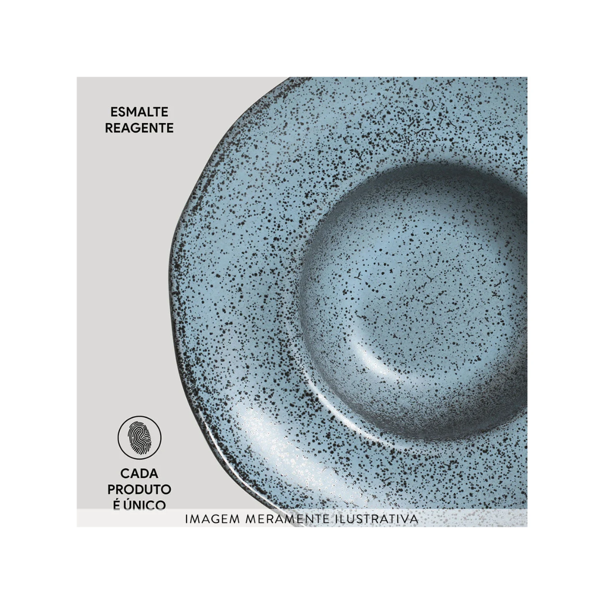 Conjunto 4 Pratos Para Massa Breeze 25CM - Porto Brasil