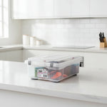 Organizador Plástico Transparente Sanremo 28,2L 970 - Loja Do Thor